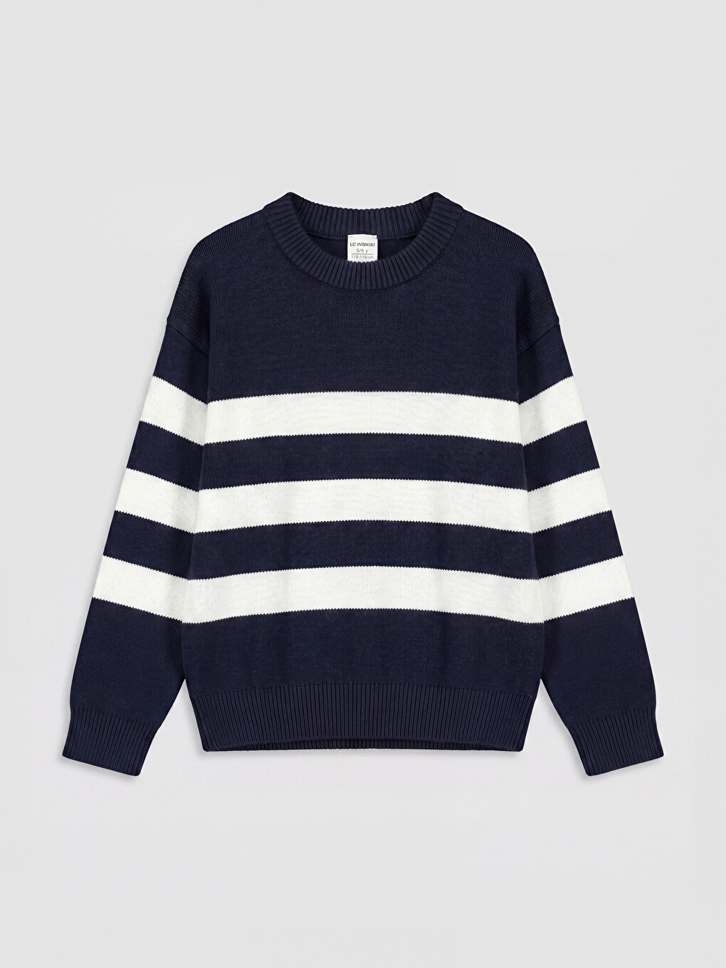 Crew Neck Striped Boys' Knitwear Sweater