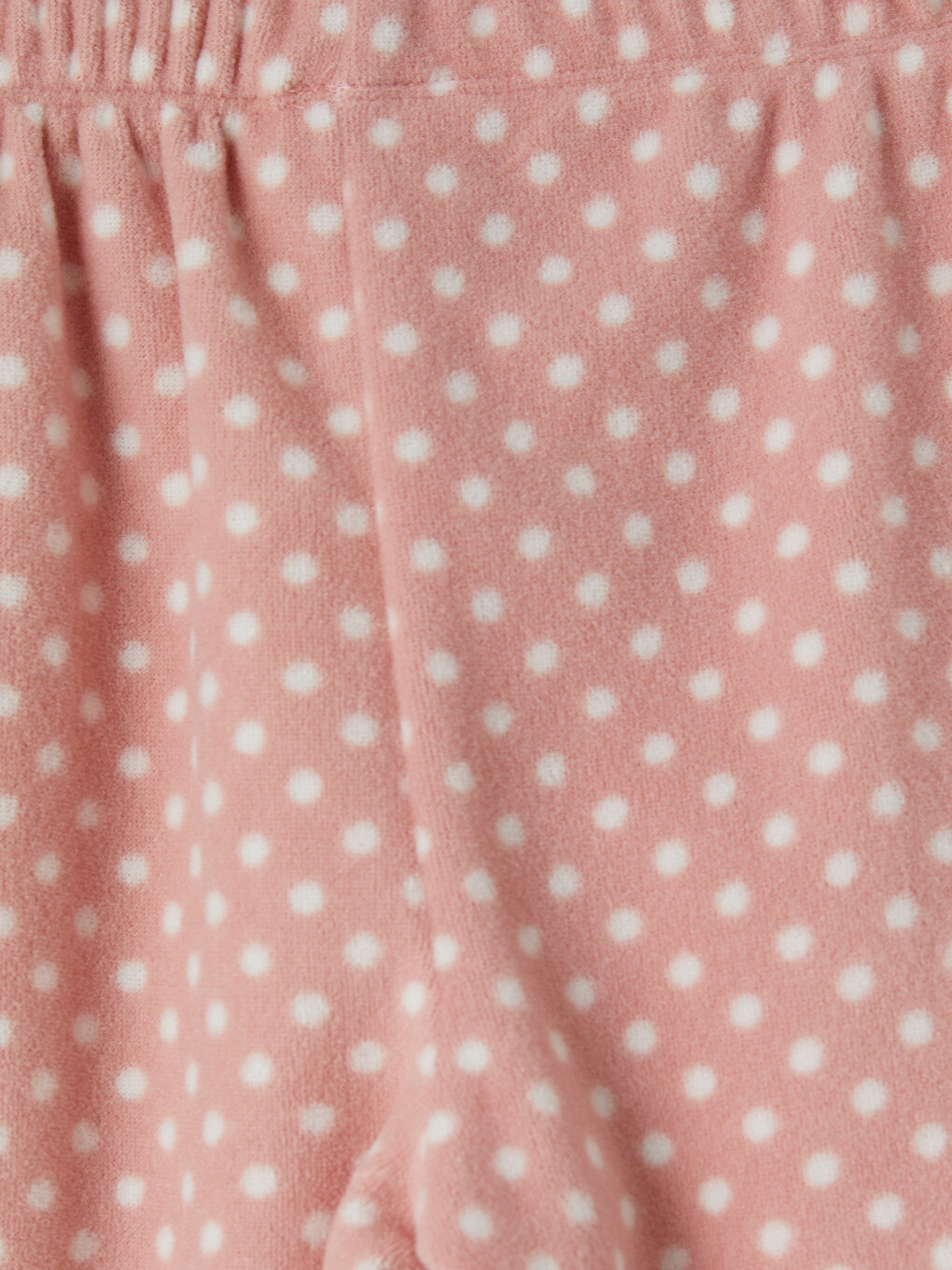 Pembe Puantiyeli Kız Çocuk Pijama Alt-2