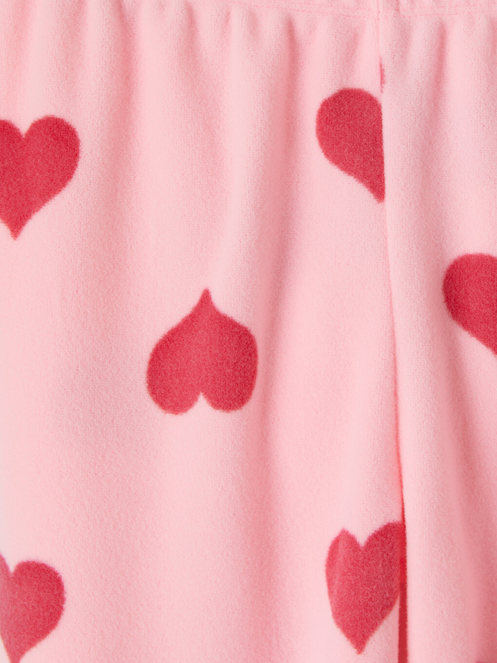 Pembe Kalp Desenli Kız Çocuk Pijama Takımı-6