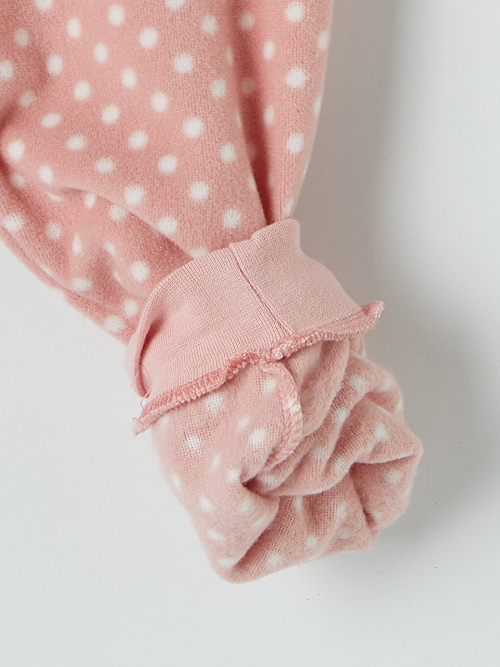 Pembe Puantiyeli Kız Çocuk Pijama Takımı-5