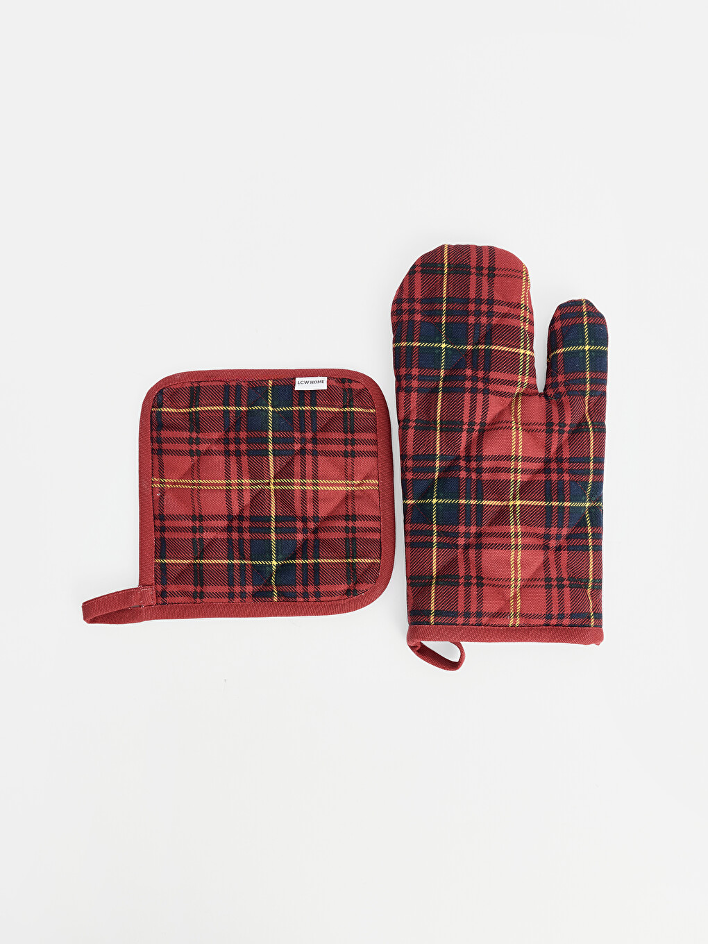 Bear Teddy Printed Oven Mitten And Pot Holder-2
