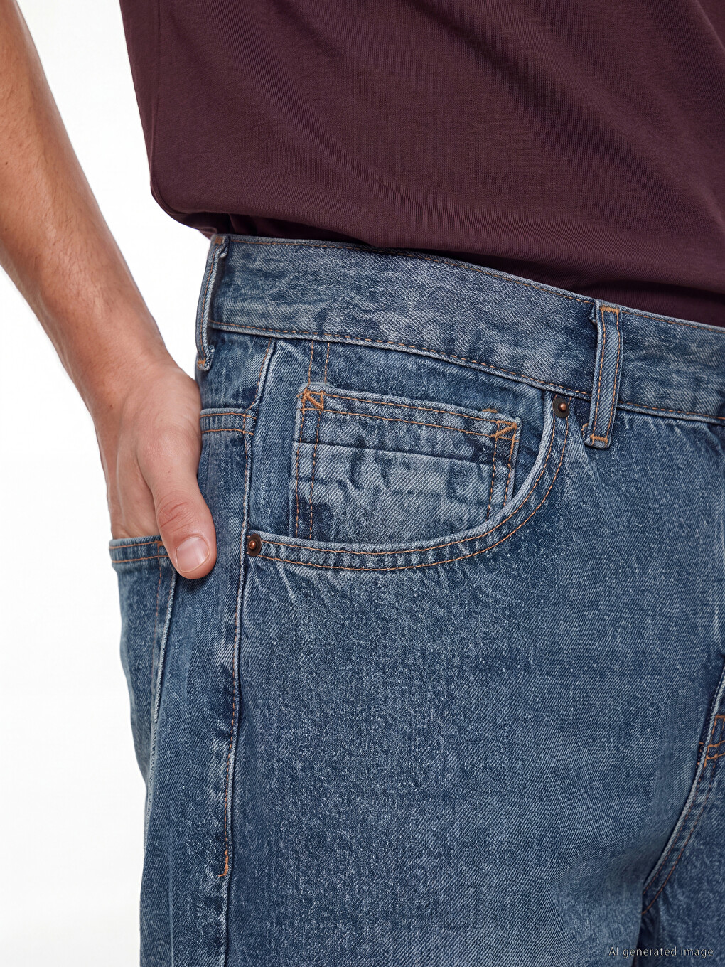 İndigo 745 Baggy Fit Erkek Jean Pantolon-2