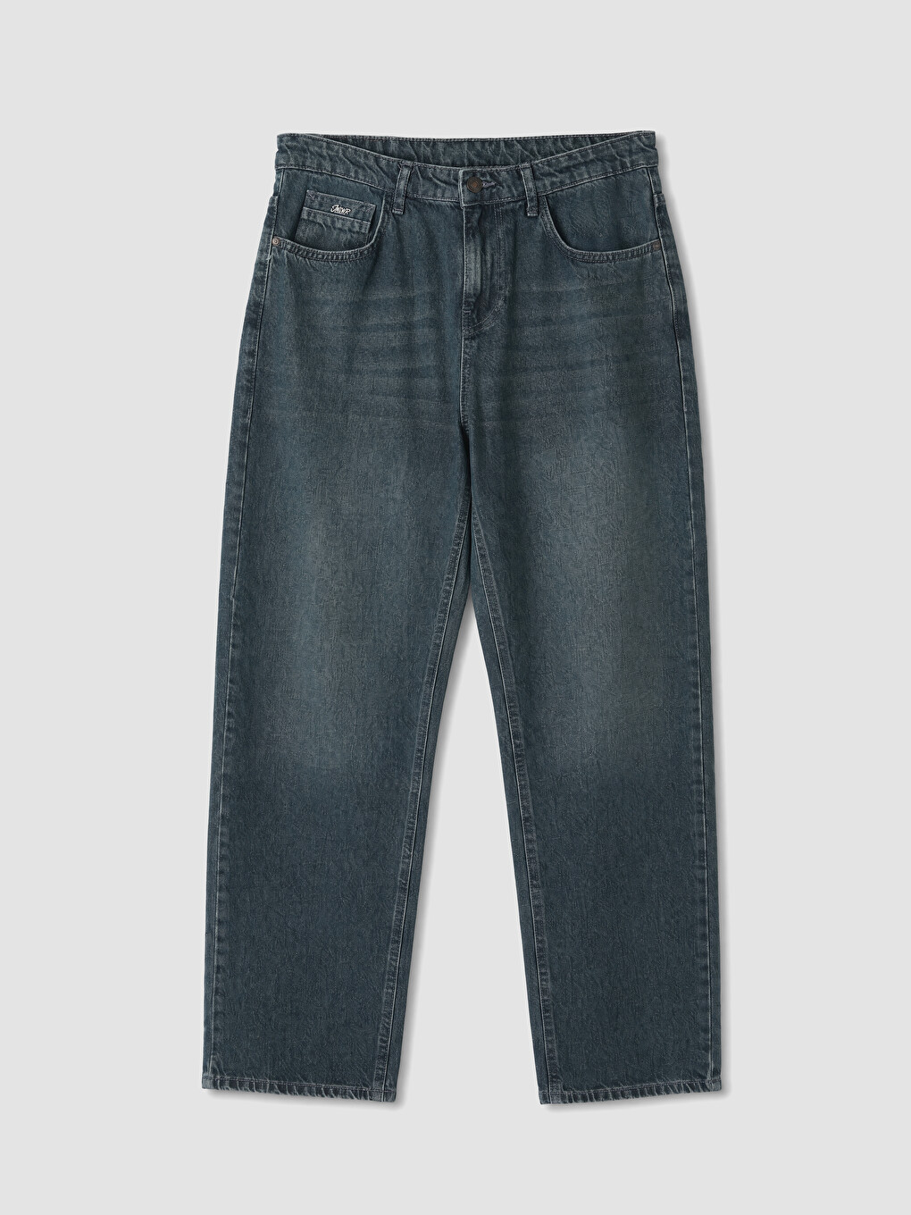 Yeşil 745 Baggy Fit Erkek Jean Pantolon
