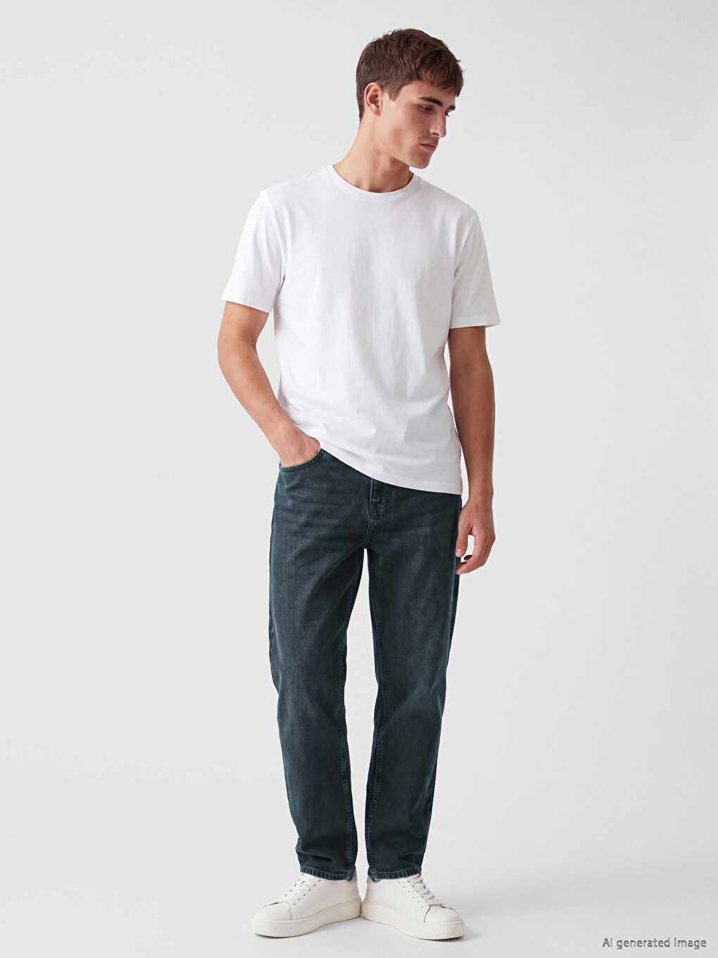 Xhinse Baggy Fit Për Burra 745-1