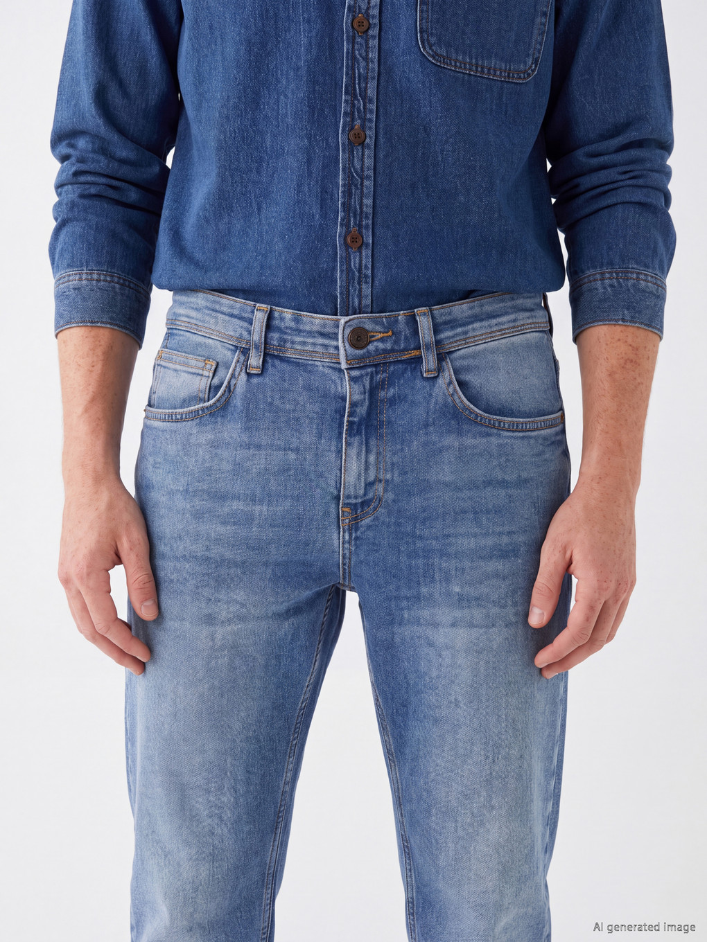 İndigo Regular Fit Esnek Kumaş Jean-2