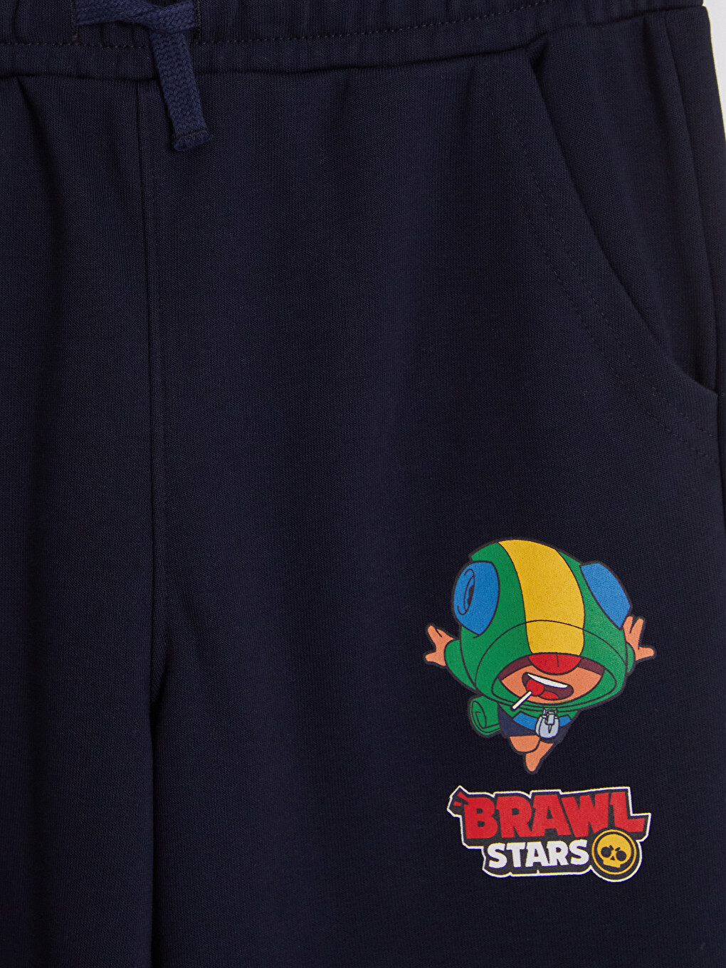 Lacivert Brawl Stars Baskılı Erkek Çocuk Jogger Eşofman Altı-2