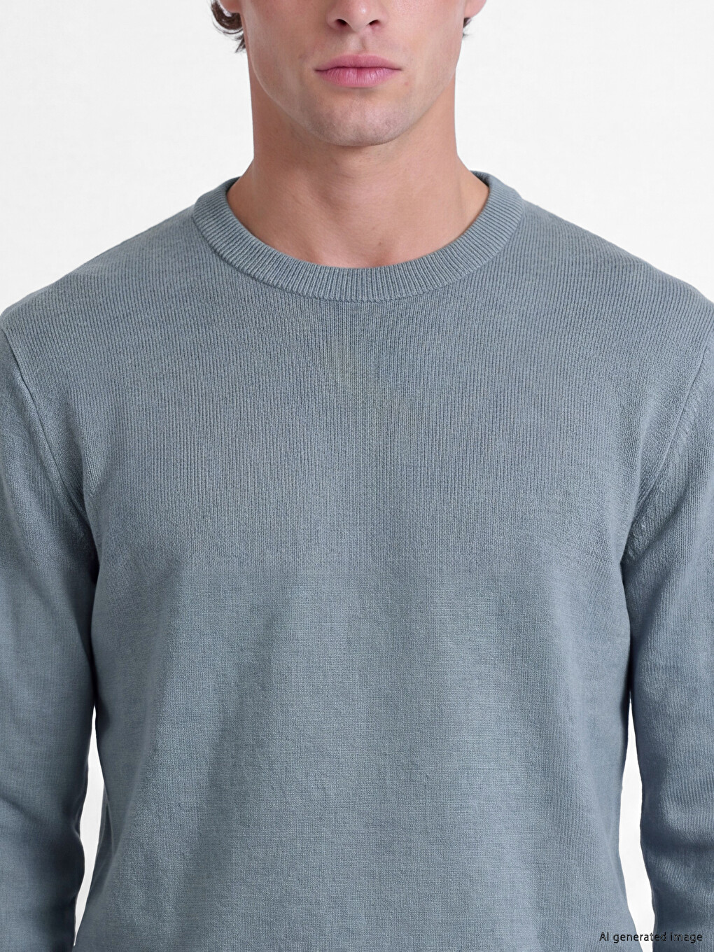 Crew Neck Men's Knitwear Sweater-2