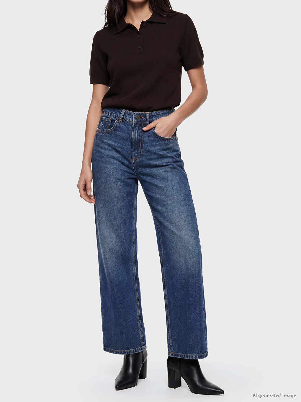Blugi Indigo Femeie-1