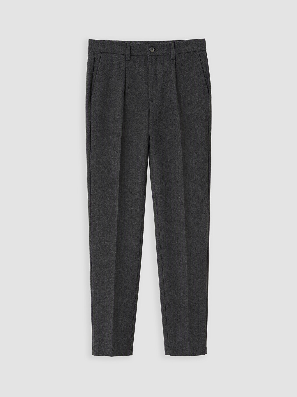 Polyviscose Men's Pleated Trousers-4
