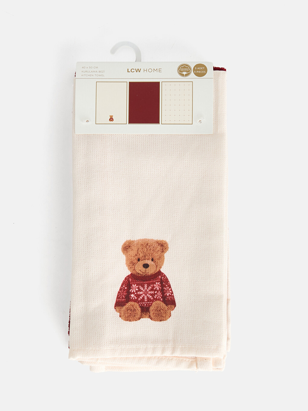 Patterned Drying Cloth 3-count Pack