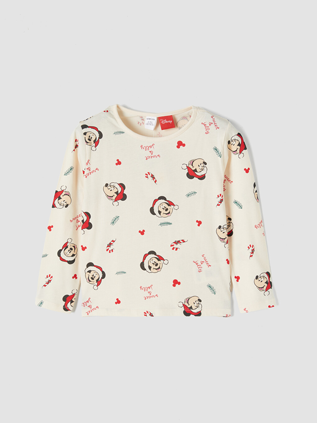 Mickey Mouse Printed Girls' Pyjamas Set-1