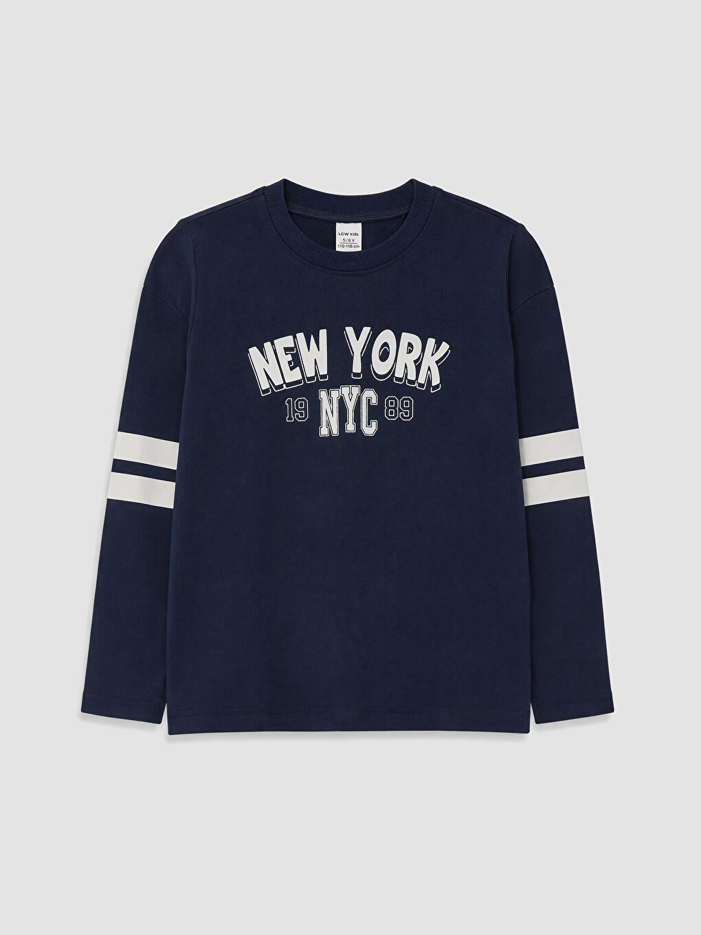 T-shirt Garçon À Col Rond Imprimé Nyc