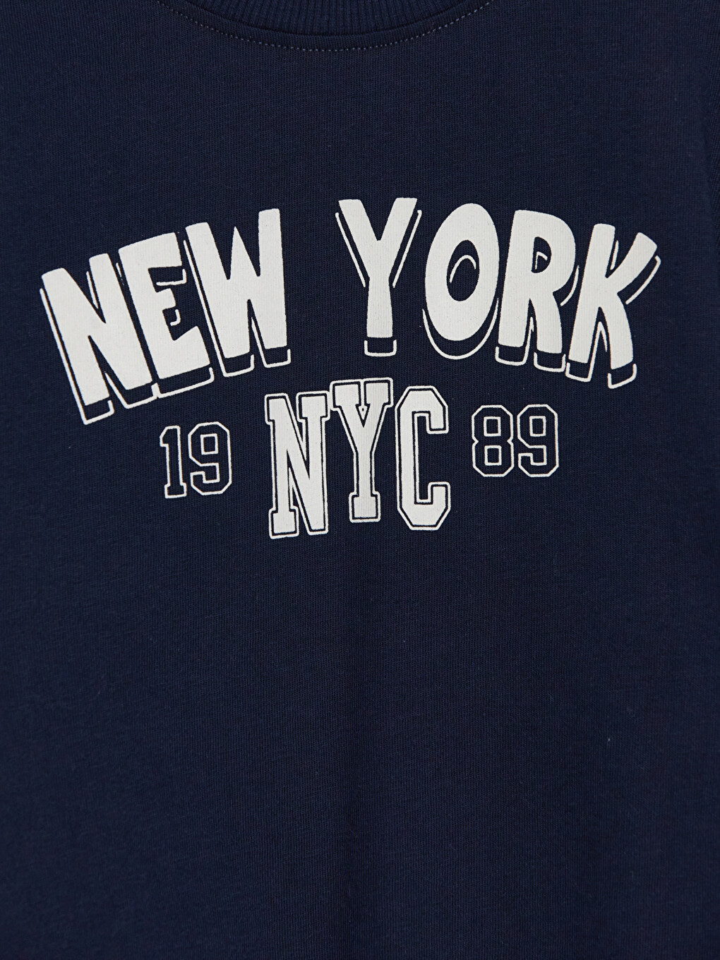 T-shirt Garçon À Col Rond Imprimé Nyc-1