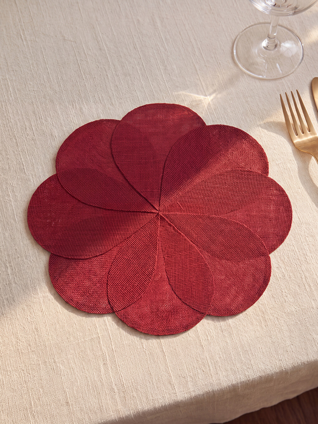 Flower Patterned Placemat