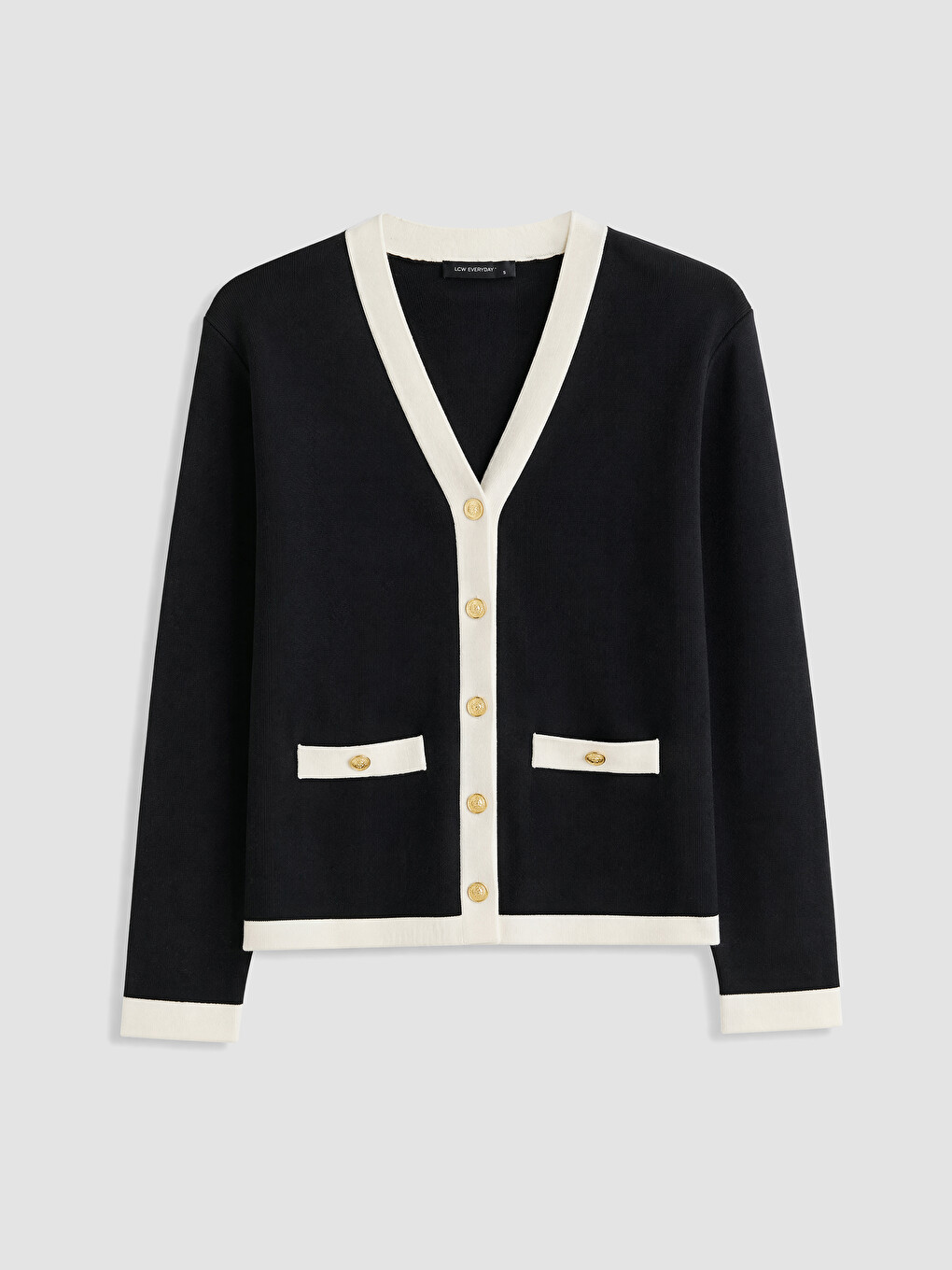Fancy Buttoned Women's Knitwear Cardigan-4