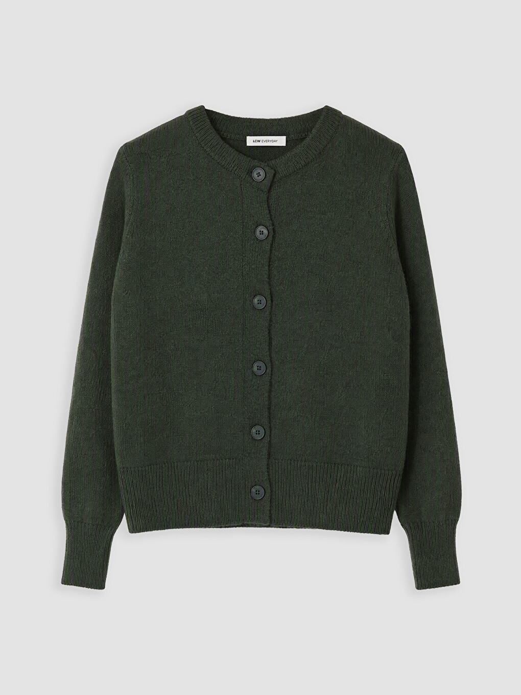 Crew Neck Women's Knitwear Cardigan-4