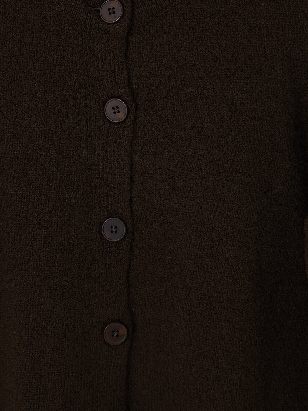 Cardigan En Maille À Col Rond Pour Femme-5