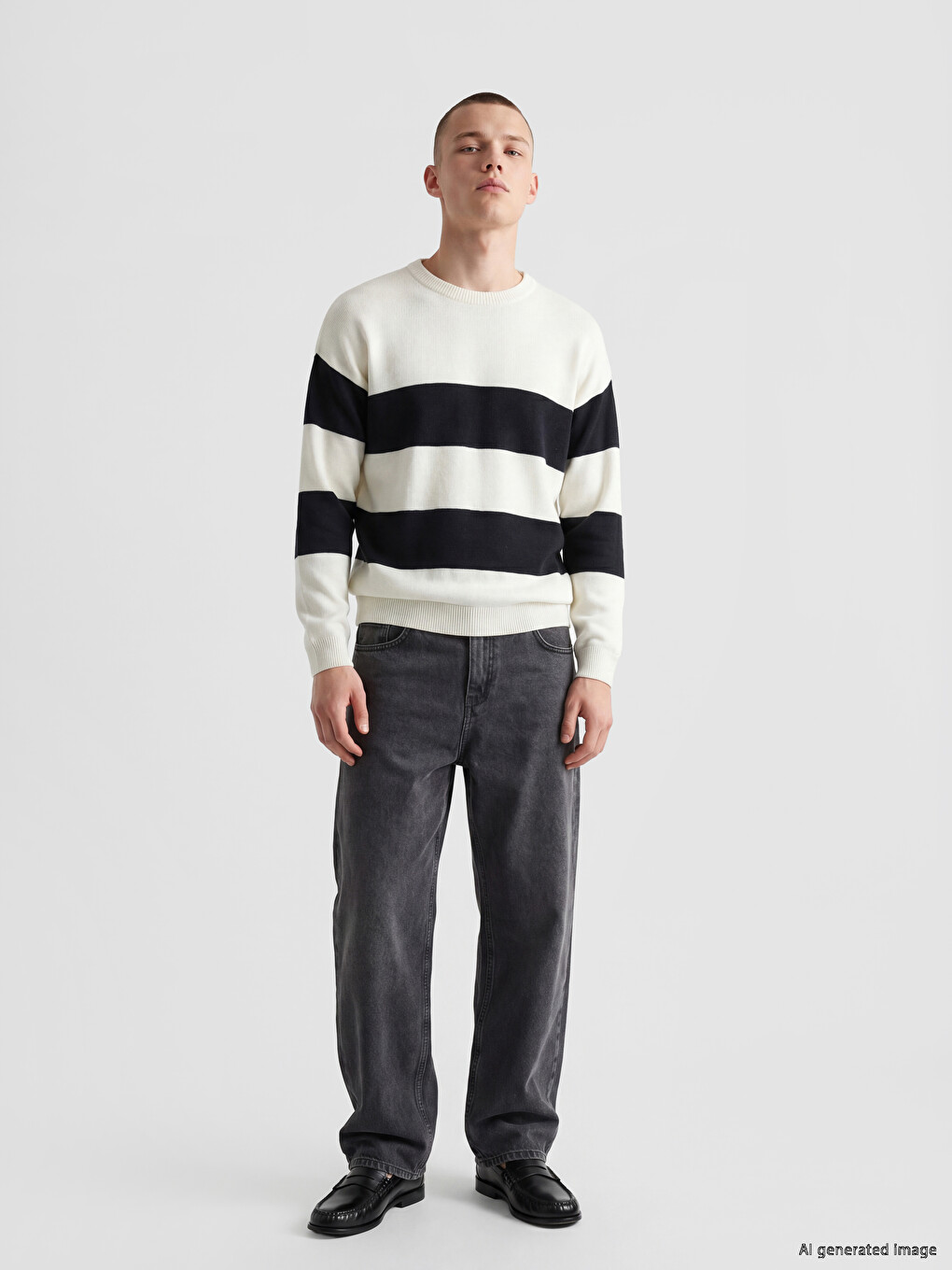 Pull-over Pétrole Homme-1