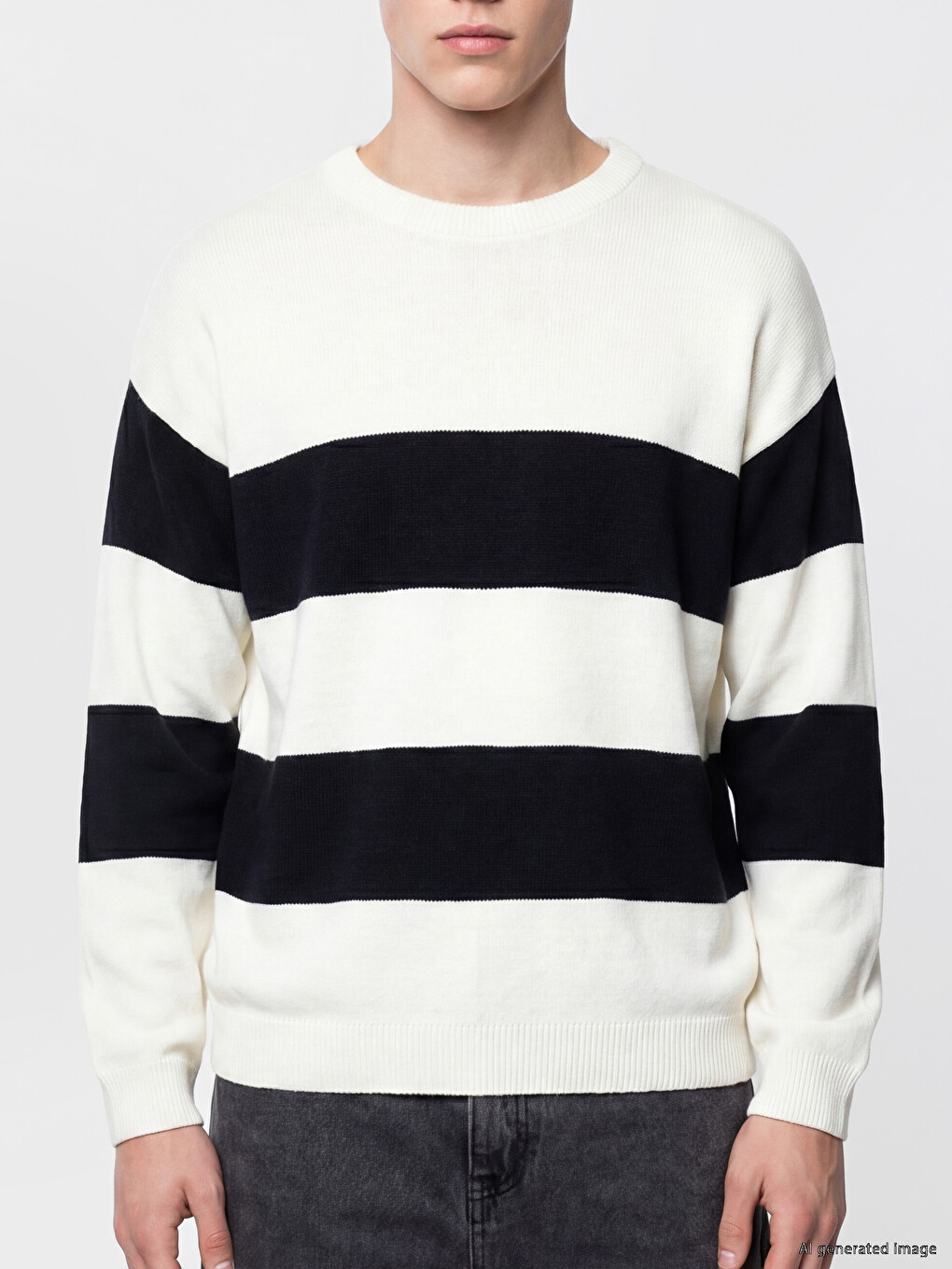 Pull-over Pétrole Homme-2