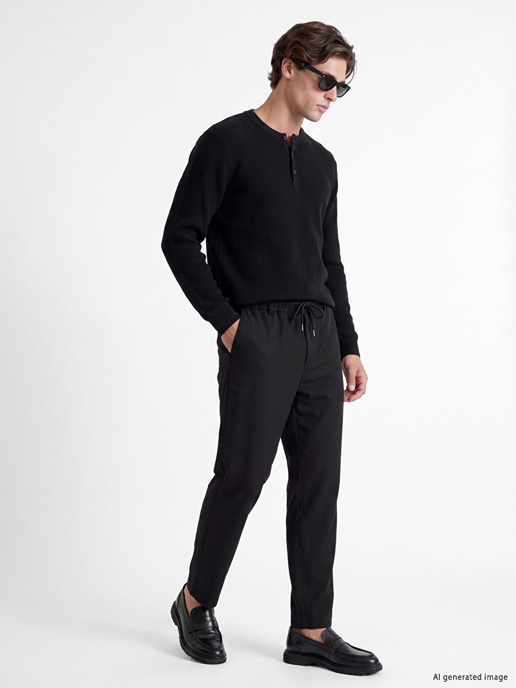 Crew Neck Men's Knitwear Sweater-1