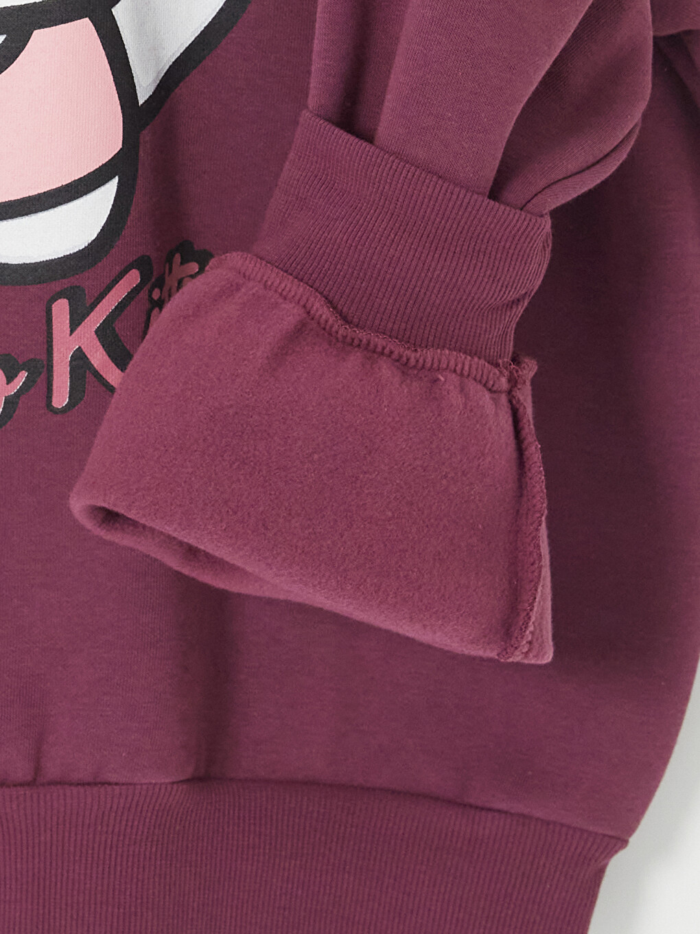 Hello Kitty Baskılı Kız Çocuk Kalın Sweatshirt-3