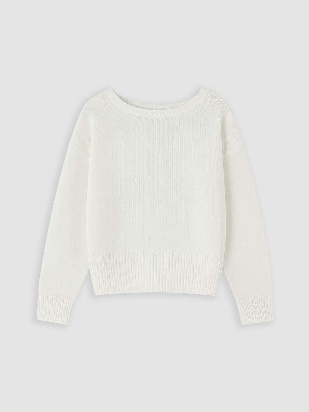 Slash Neck Women's Knitwear Sweater-4
