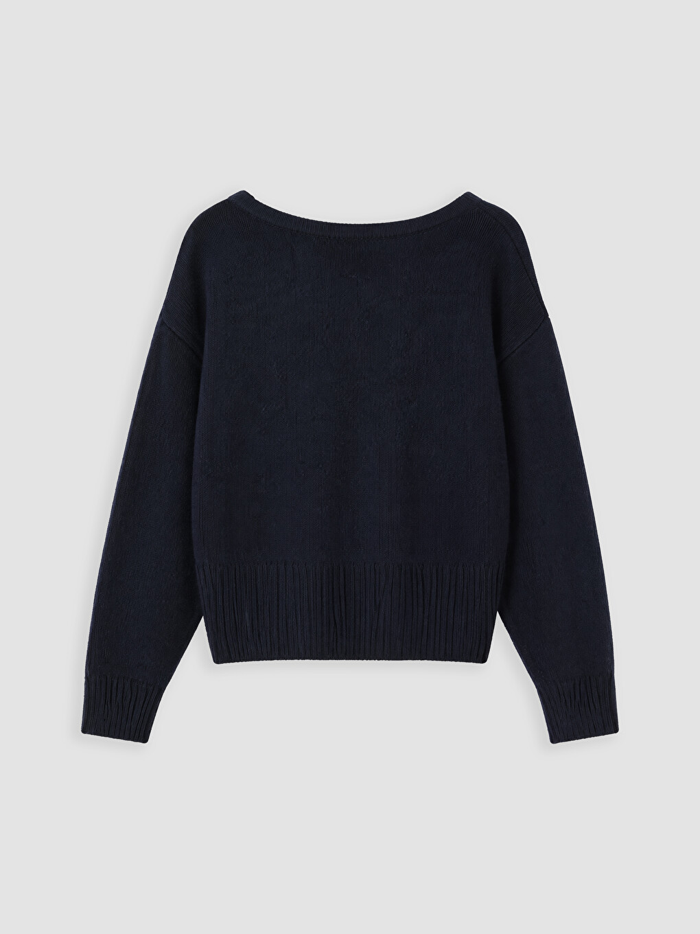 Slash Neck Women's Knitwear Sweater-6