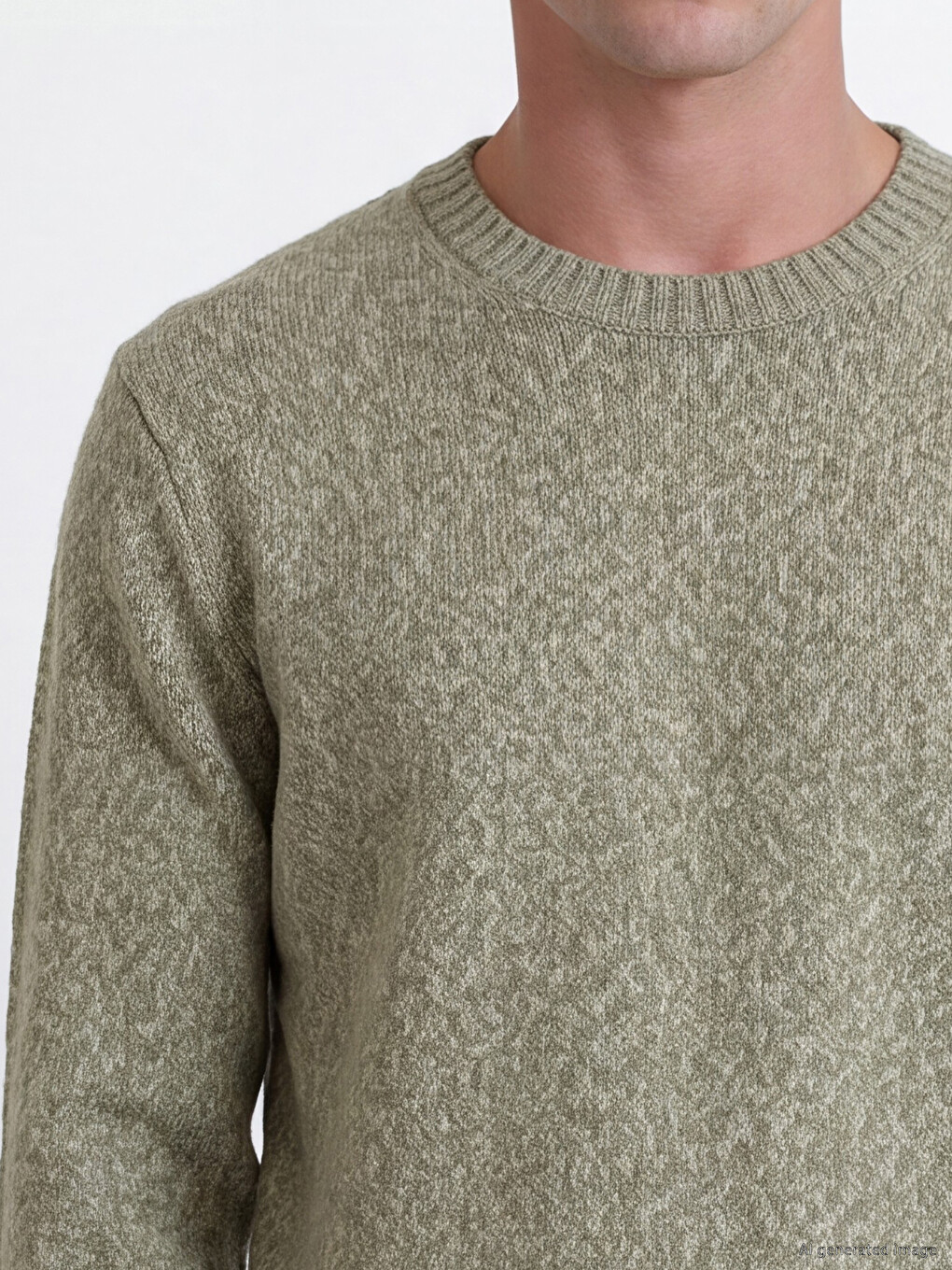 Man Green Sweater-2