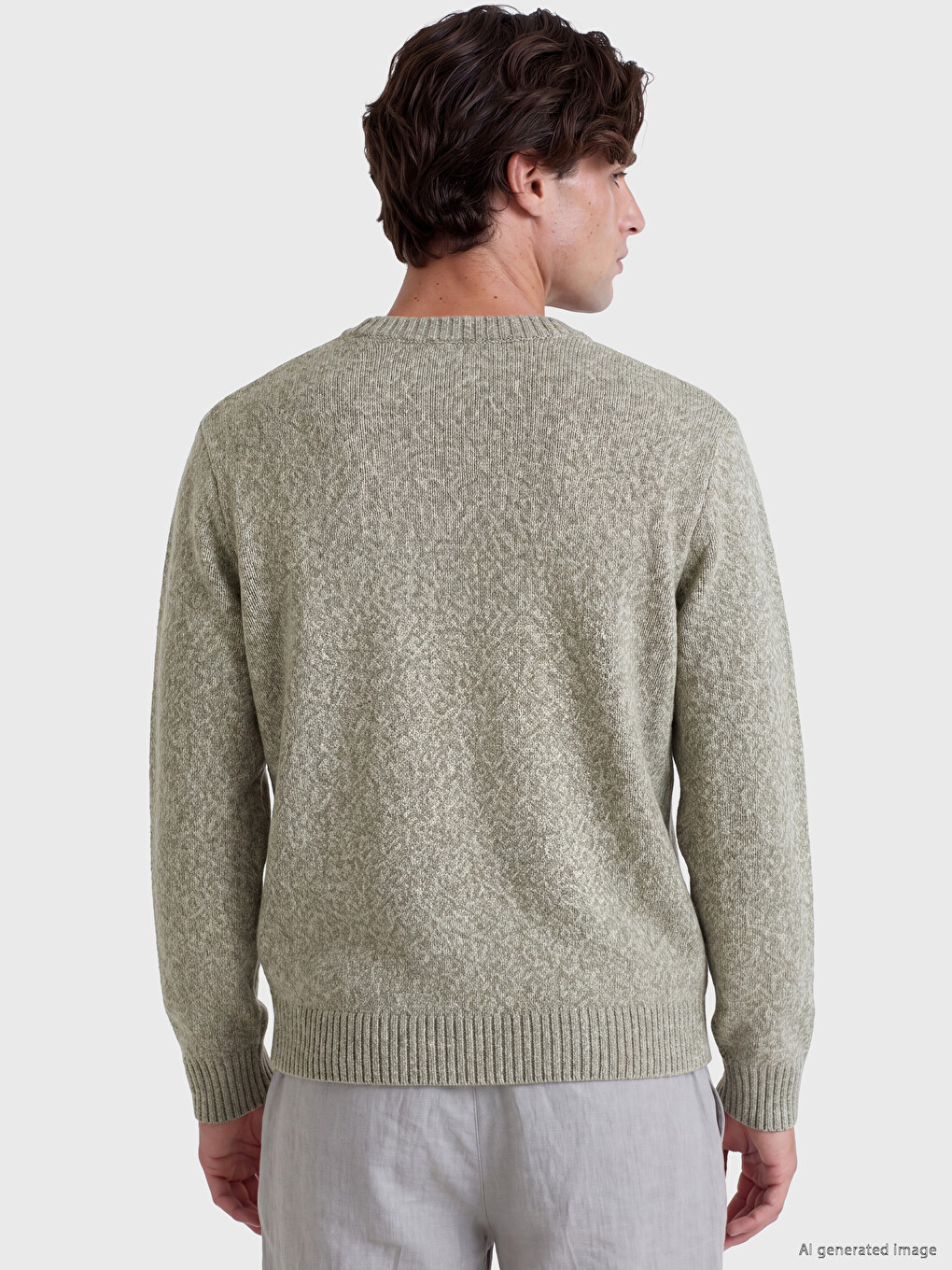 Man Green Sweater-3