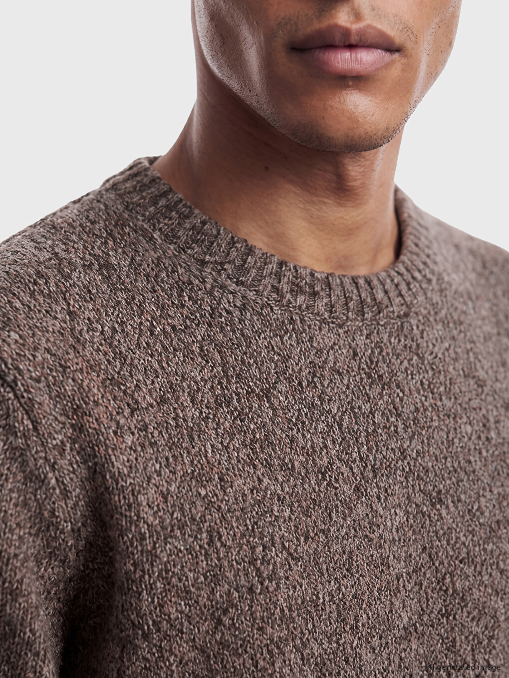 Man Brown Sweater-2