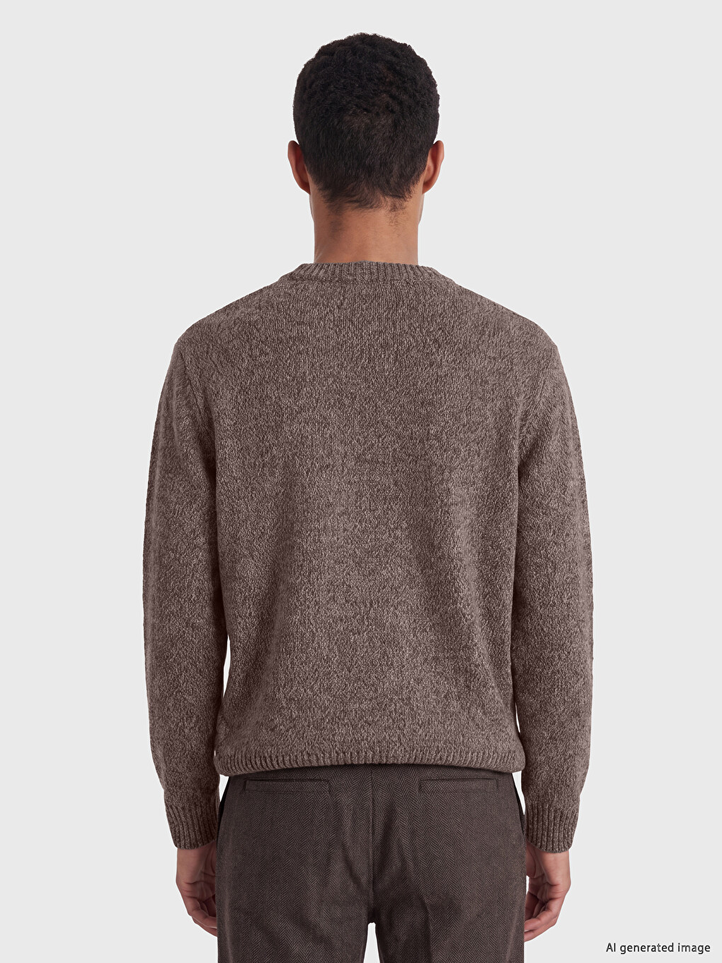 Man Brown Sweater-3