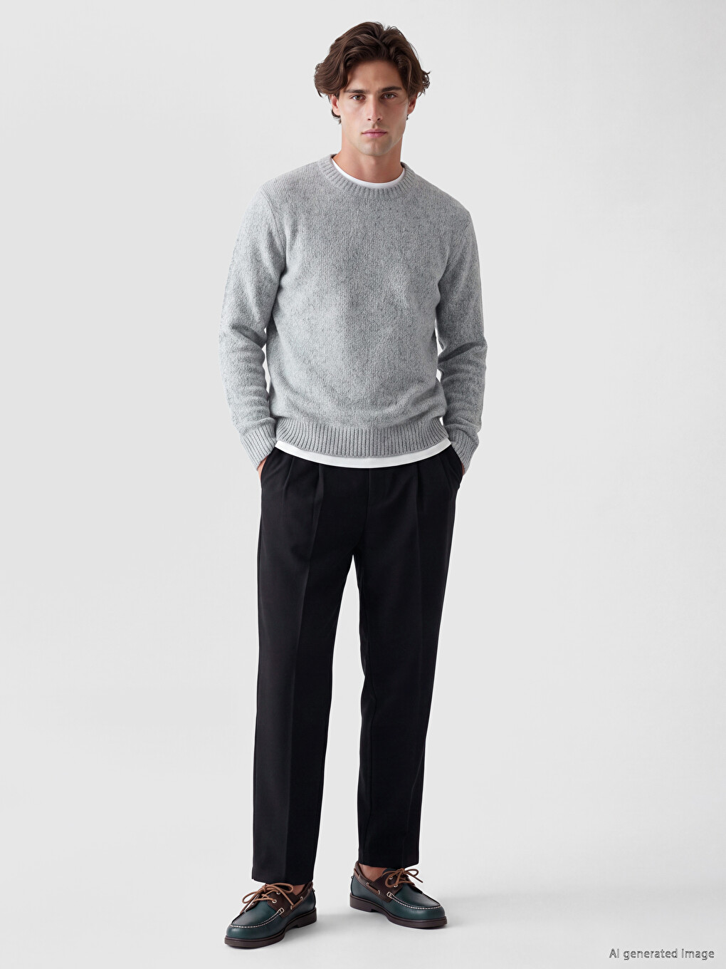Man Grey Sweater-1