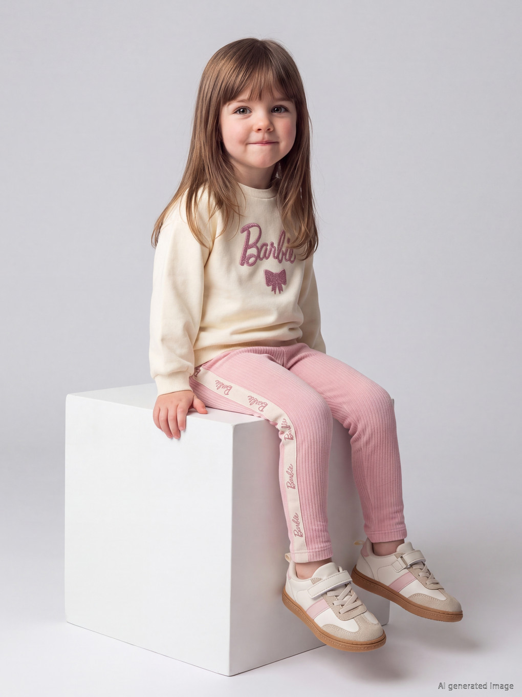 Barbie Besticktes Baby-mädchen-set-1