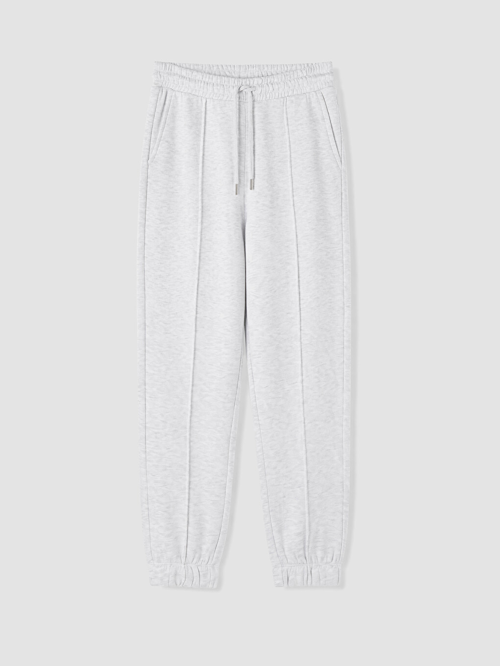 Beli Lastikli Kadın Jogger Eşofman Altı-4