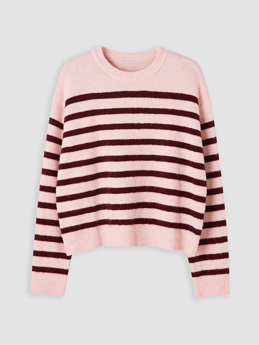 Striped Oversize Women's Knitwear Sweater-4