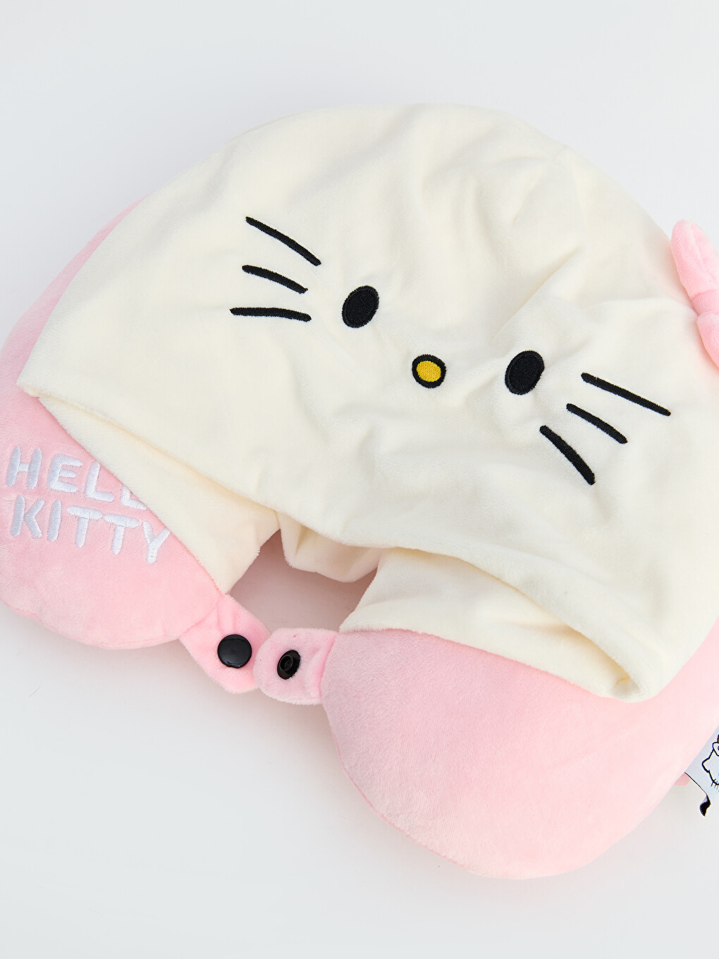 Hello Kitty Вышитая Девочья Подушка Для Шеи С Капюшоном-1