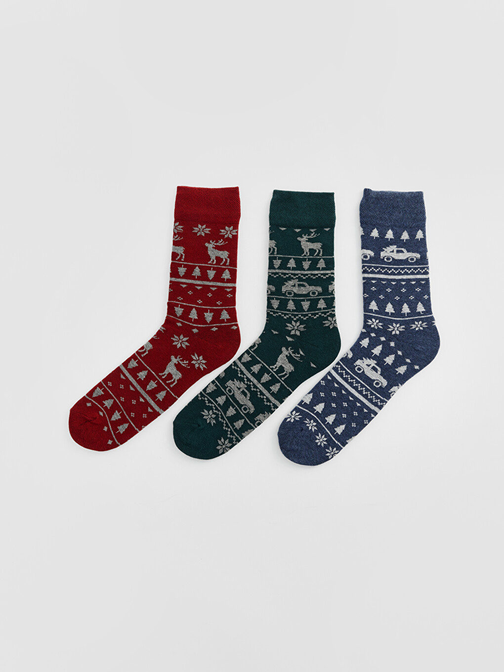 Chaussettes De Cheville Pour Homme À Thème Nouvel An, Lot De 3 Pièces