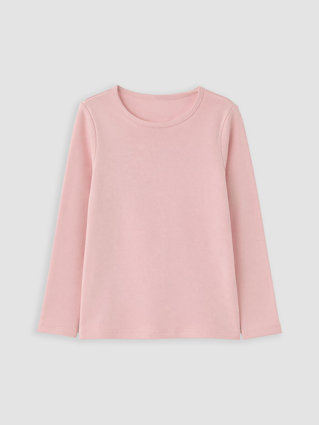 Pembe Bisiklet Yaka Kız Çocuk Tişört