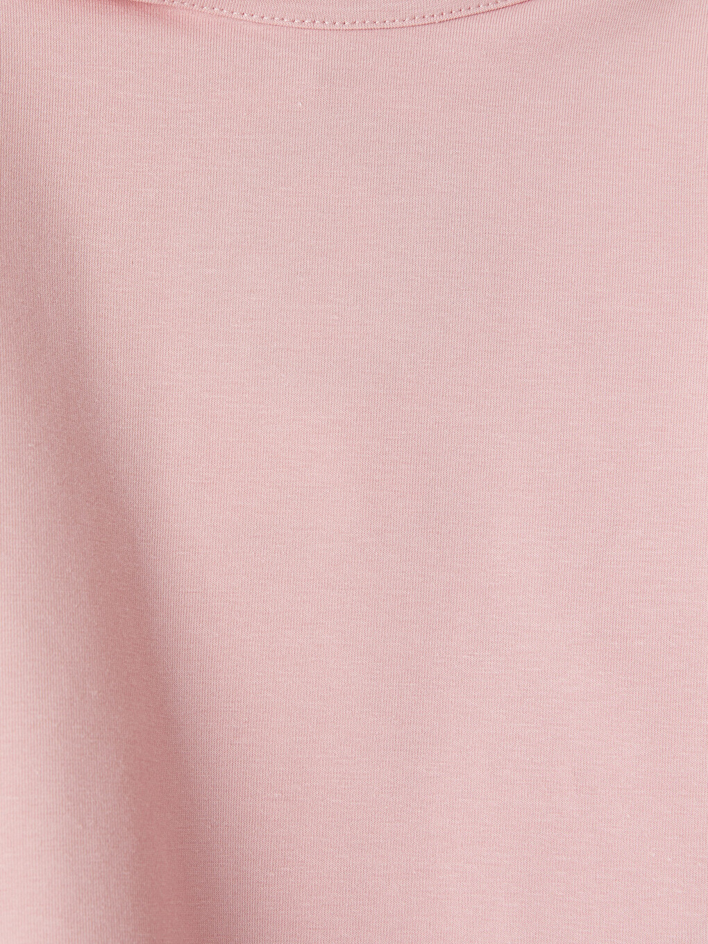Pembe Bisiklet Yaka Kız Çocuk Tişört 2'li-2