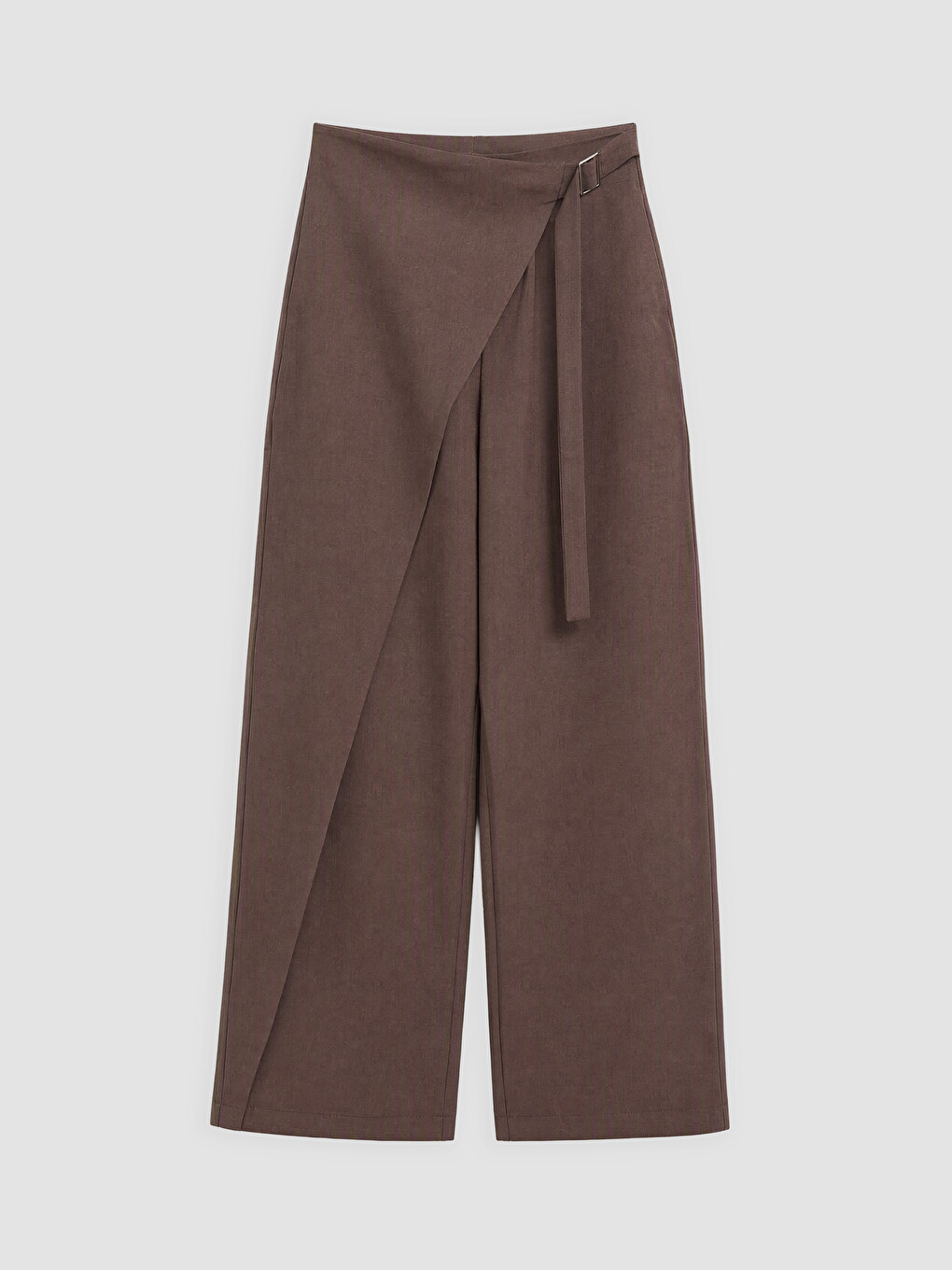 Loose Fit Wrap Closure Women's Trousers