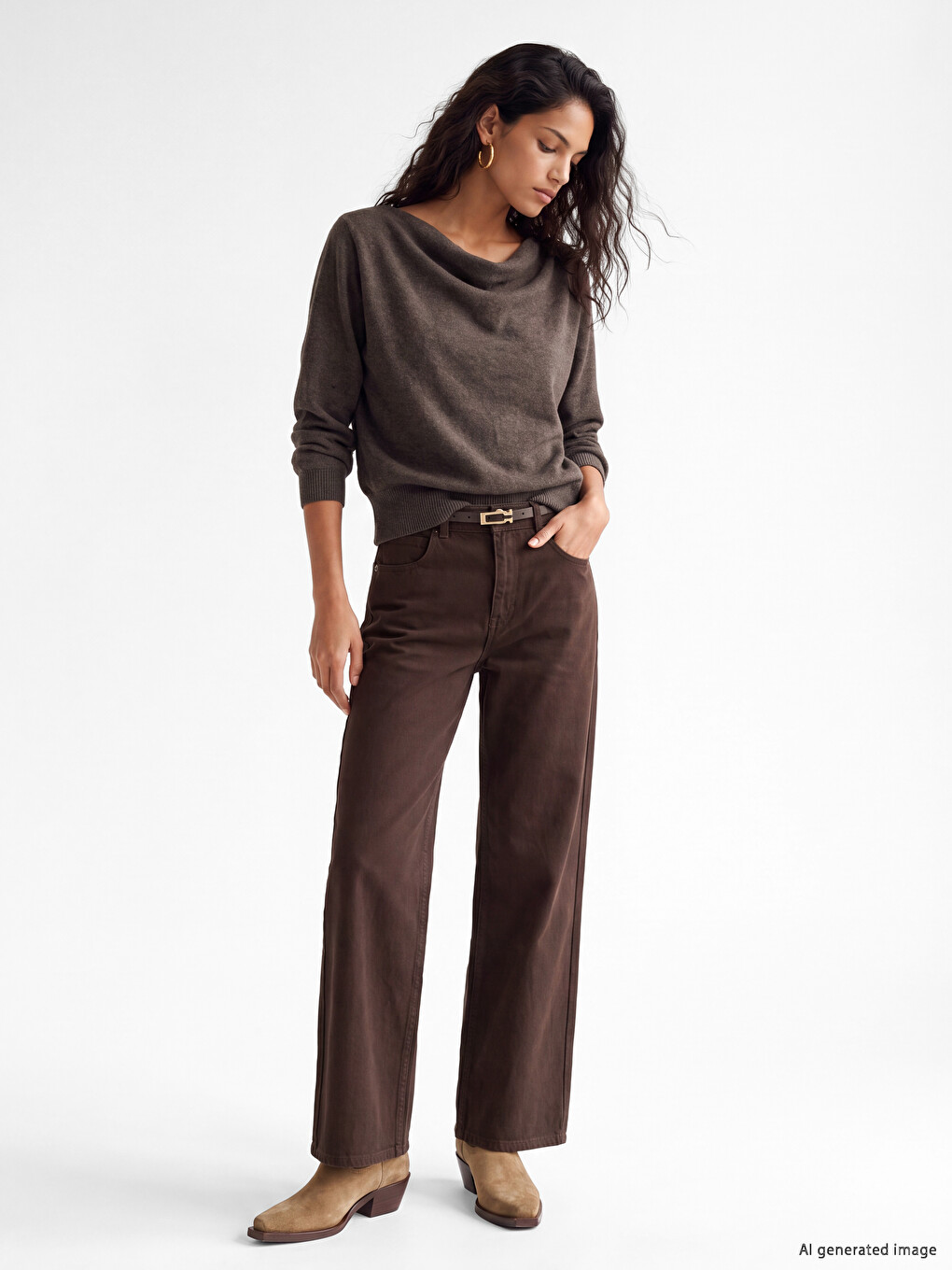 Cowl Neck Blouse-1