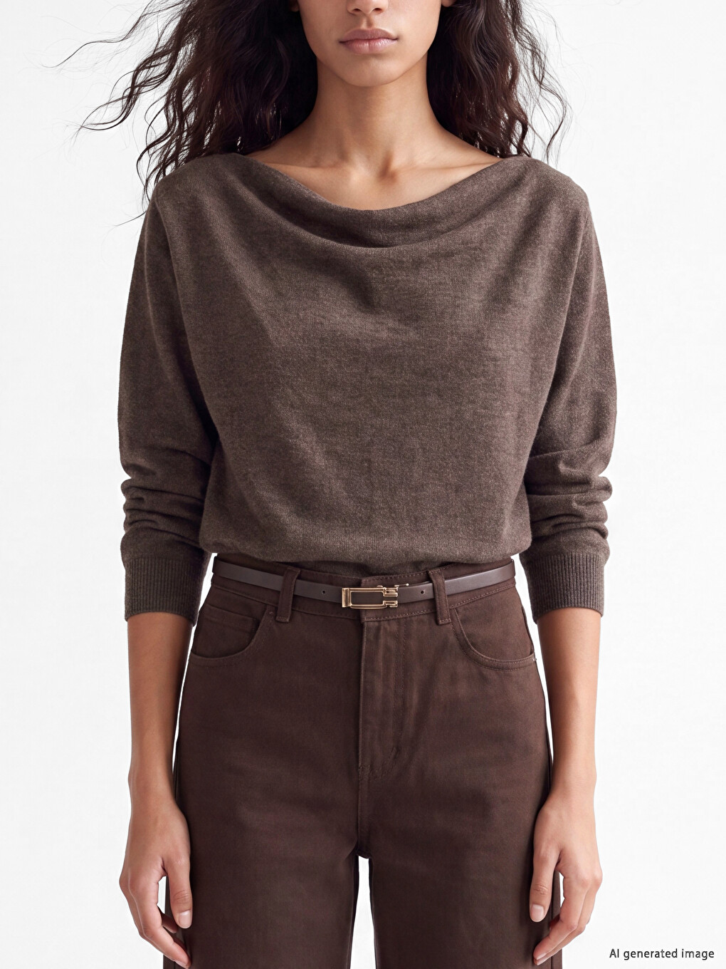Cowl Neck Blouse-2