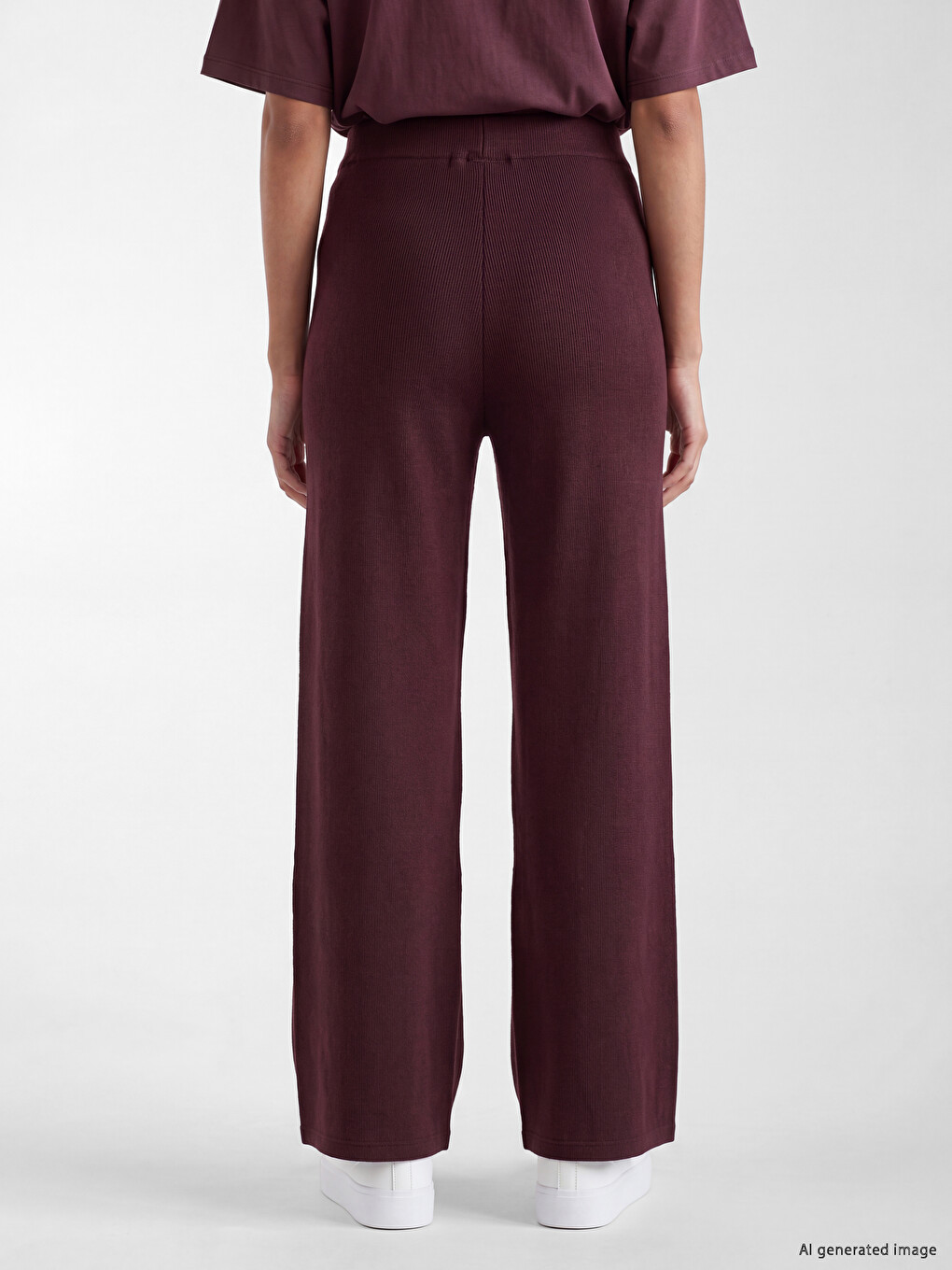 Woman Plum Trousers-3