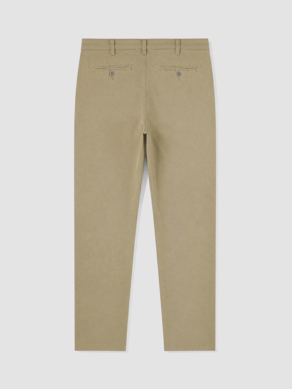Bej Dar Kalıp Erkek Chino Pantolon-2