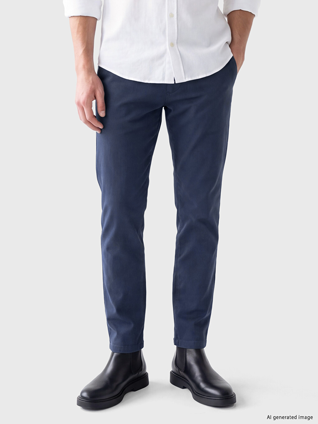 Slim Fit Men's Chino Trousers-1