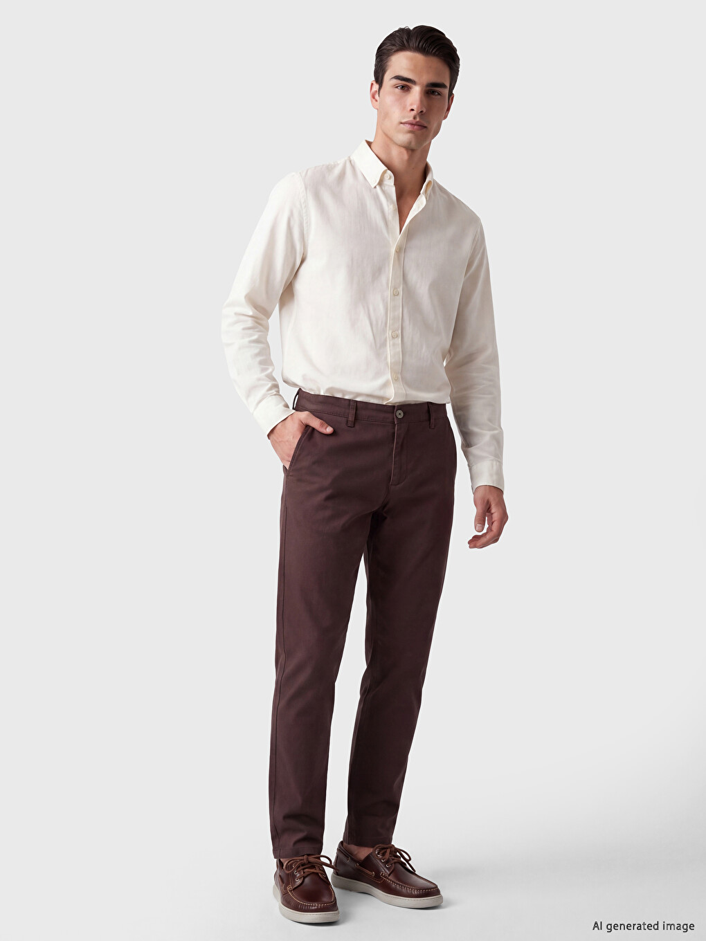 Pantaloni Chino Slim Fit Bărbați
