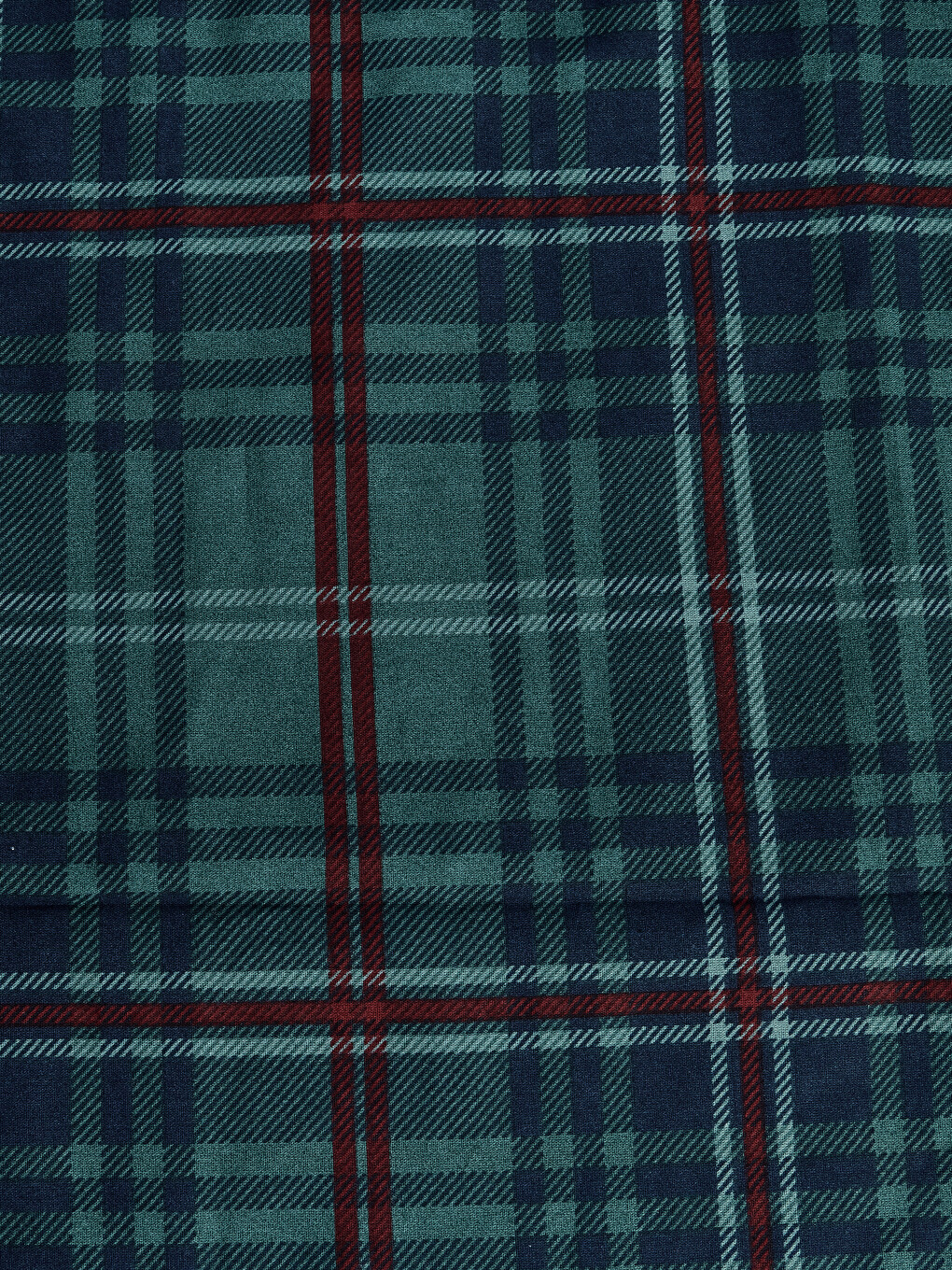 Plaid Patterned Cotton Single Sheet-2