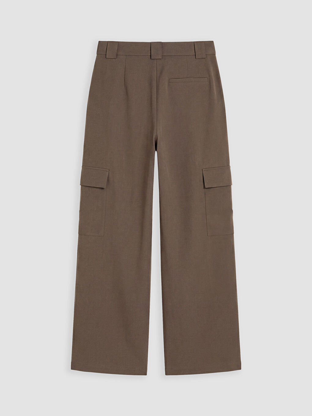 Wide Leg Women's Cargo Trousers-5
