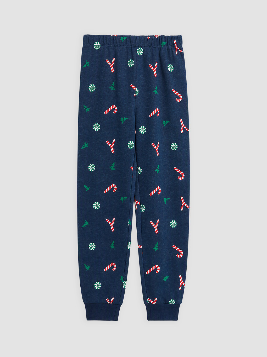 Lacivert Yeni Yıl Temalı Erkek Çocuk Pijama Takım-2