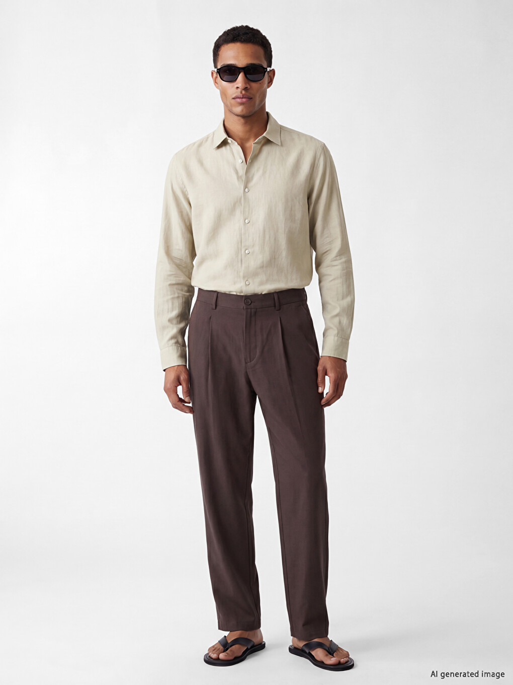 Man Green Shirt-1
